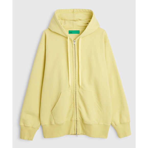 Tres bien semi raglan zip hood - Moss Yellow size Medium